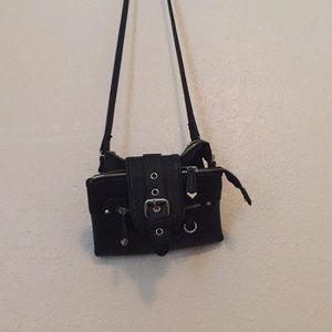 Black cross body purse